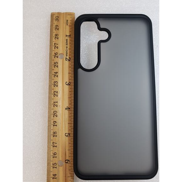 TORRAS Case for Samsung Galaxy S25 Plus. Frosted Matte Black. Button Replacement - Picture 2 of 11